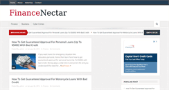 Desktop Screenshot of financenectar.com